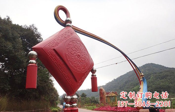 常州精美不锈钢拱门雕塑