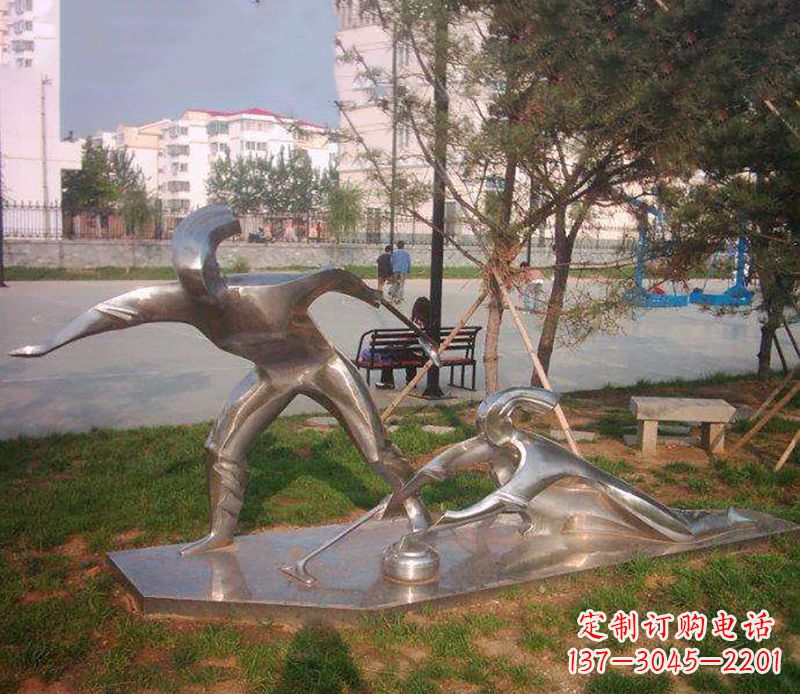 常州不锈钢创意冰壶雕塑大赛