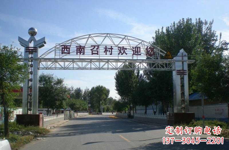 常州不锈钢牌坊雕塑传承传统文化