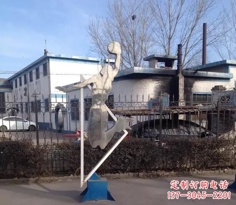 常州不锈钢打高尔夫雕塑