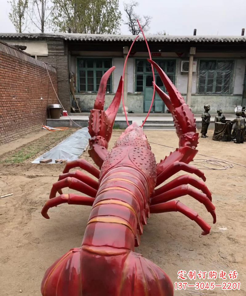 常州不锈钢大龙虾雕塑雕塑之美