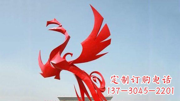 常州不锈钢凤凰雕塑