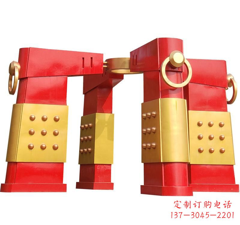 常州不锈钢大型拱门雕塑——传承文化精髓