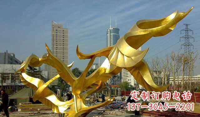 常州不锈钢大雁雕塑——一件传承中华文化的艺术杰作