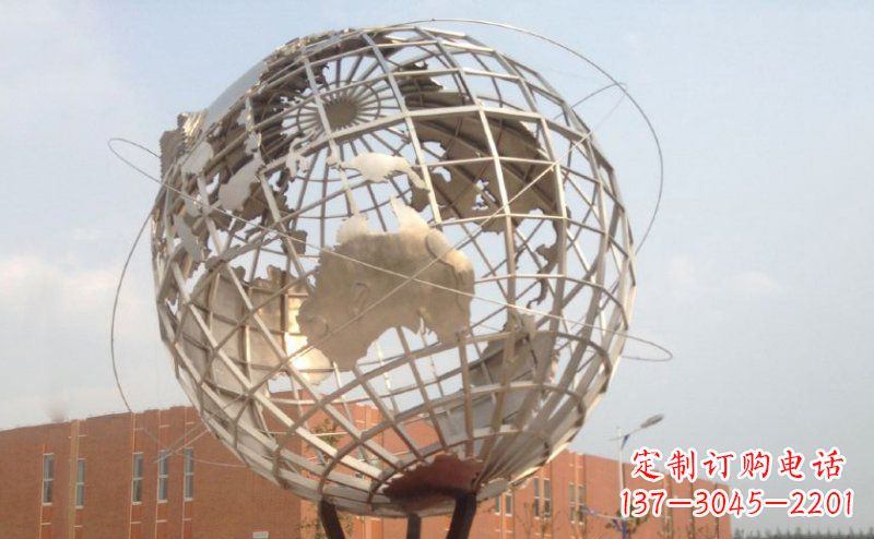 常州不锈钢地球雕塑——一件集美丽与坚固于一身的艺术品