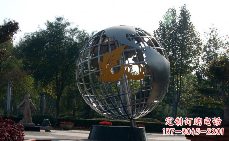 常州不锈钢地球雕塑一件具有意义的艺术品