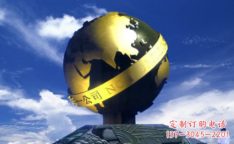 常州不锈钢地球雕塑传承持久的环保理念