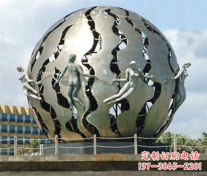 常州不锈钢地球广场雕塑