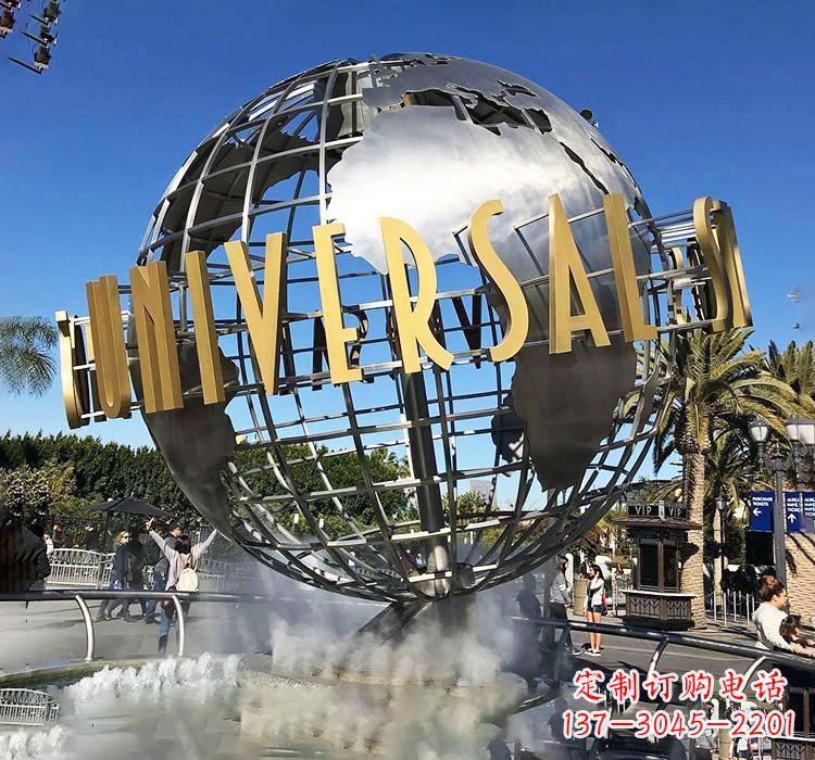 常州不锈钢地球仪书籍雕塑