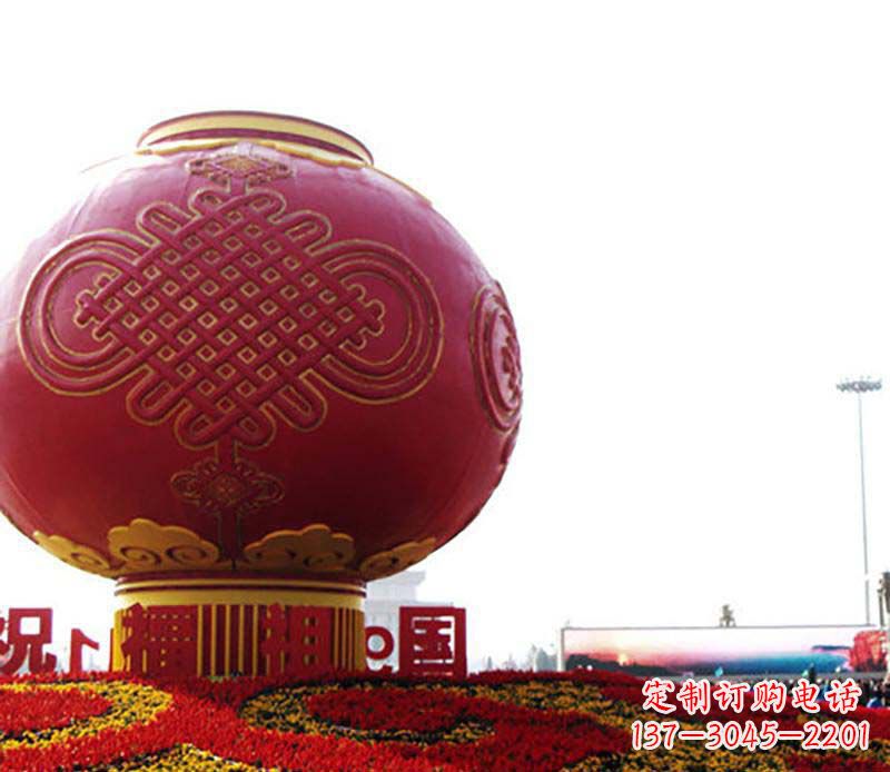 常州不锈钢灯笼雕塑精致与美感的完美结合