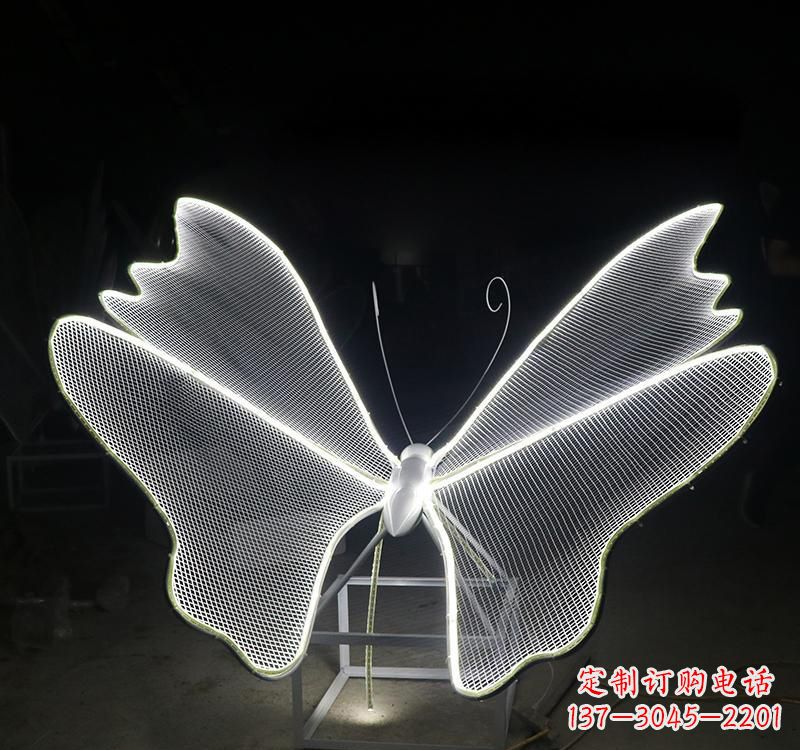 常州不锈钢灯饰蝴蝶雕塑