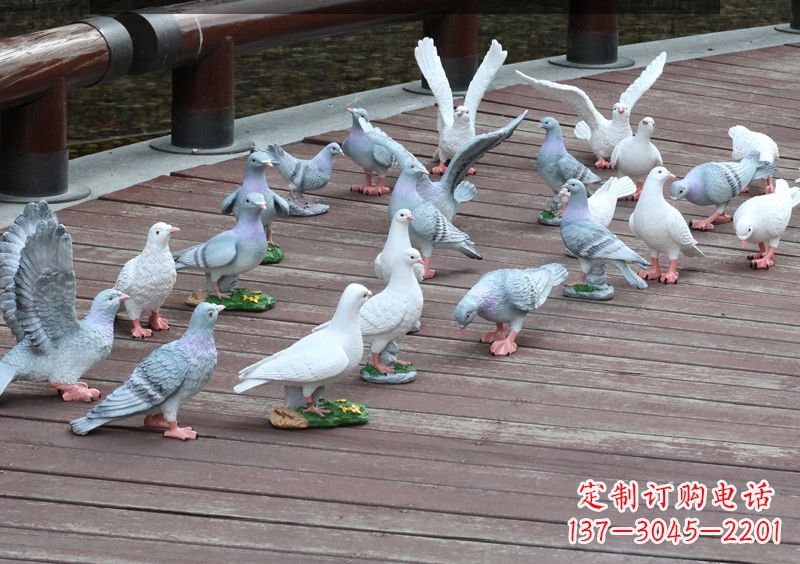 常州不锈钢雕塑鸽子