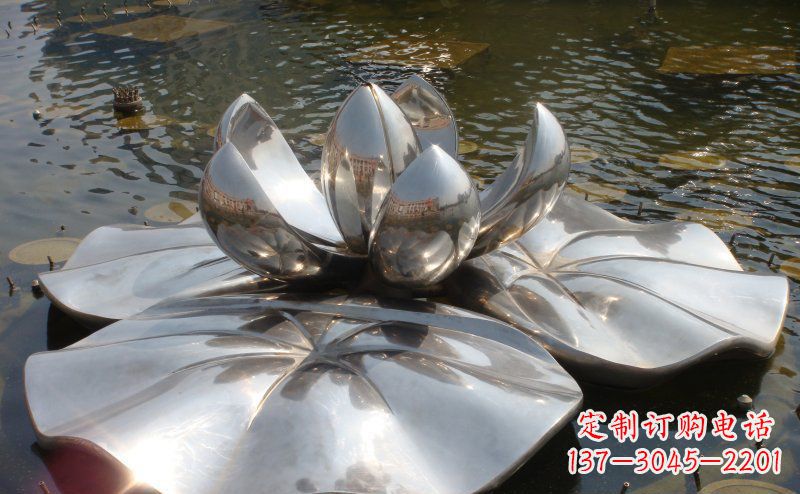 常州不锈钢锻造莲花雕塑