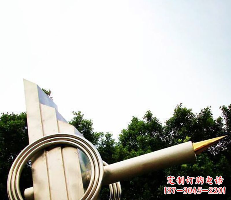常州不锈钢钢笔雕塑把简单的钢笔变成艺术品