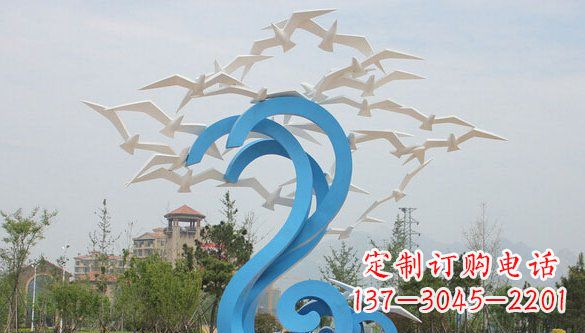 常州鸽子雕塑不锈钢的象征