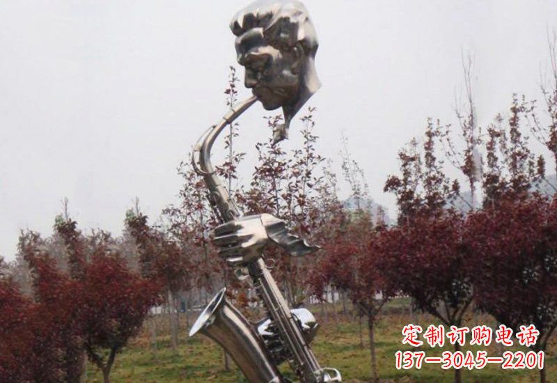 常州不锈钢萨克斯雕塑艺术与音乐的结合