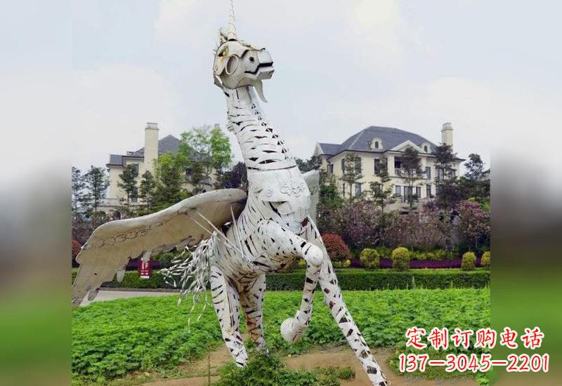 常州不锈钢独角兽雕塑