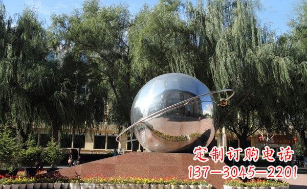 常州不锈钢地球雕塑——缅怀美好家园