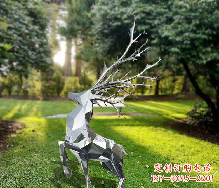 常州不锈钢公园动物鹿