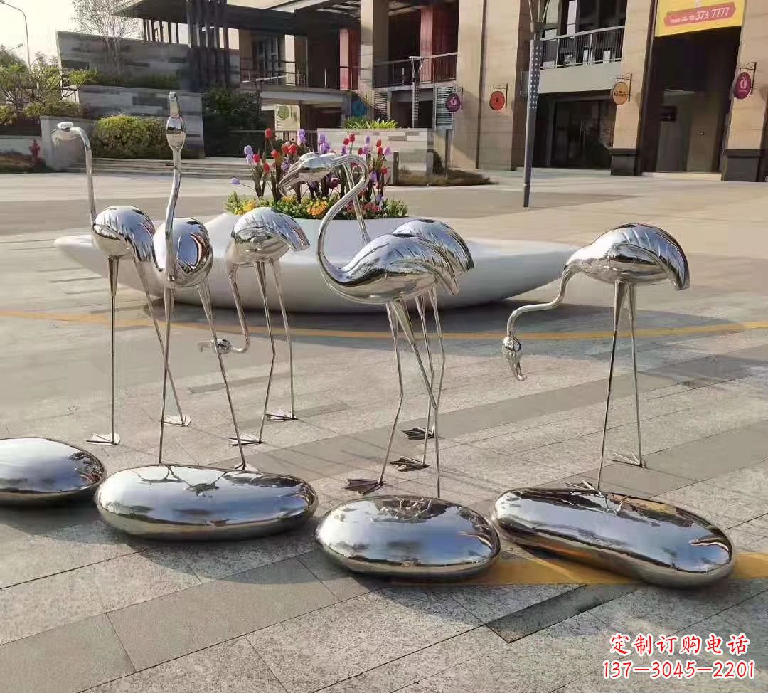 常州鹅卵石雕塑不锈钢公园的美丽礼物
