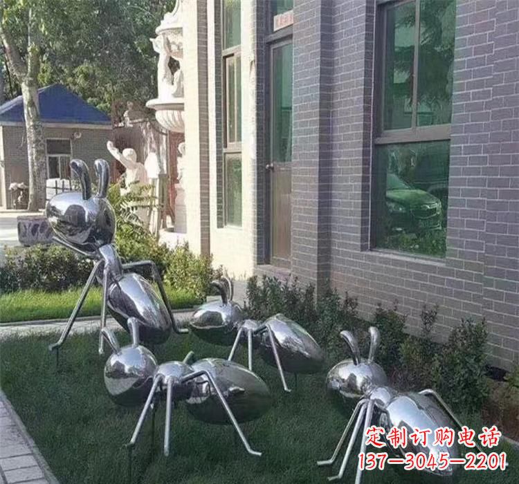 常州不锈钢公园蚂蚁雕塑