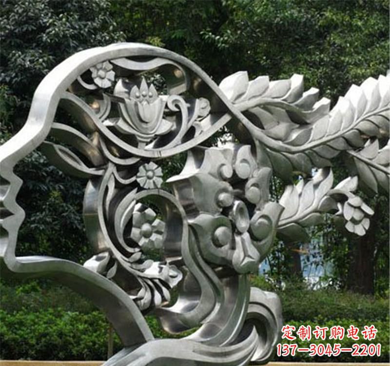 常州不锈钢雕塑美丽的象征