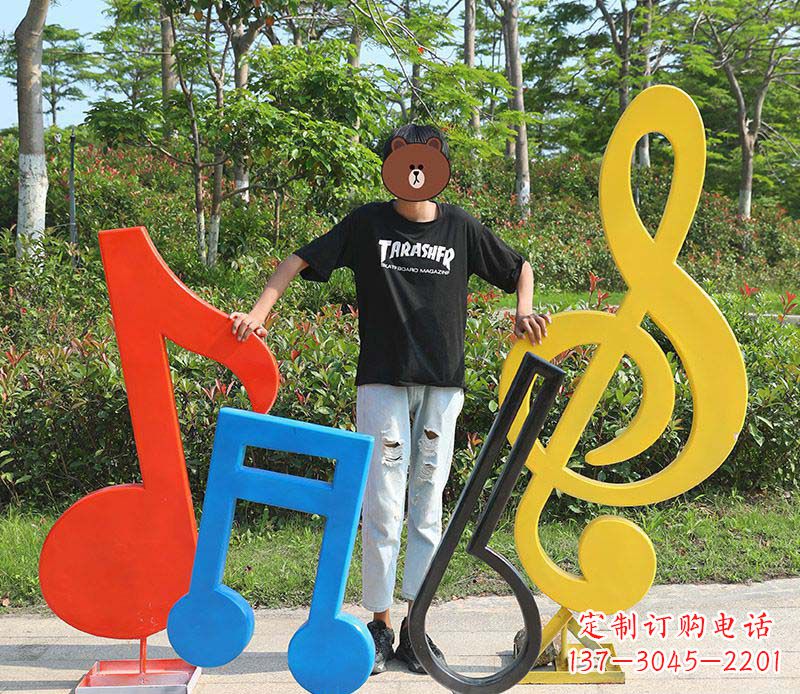 常州不锈钢公园音符雕塑——精美绝伦