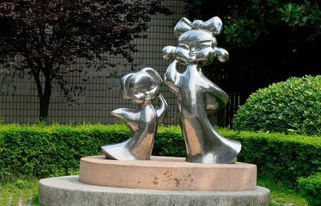 常州不锈钢古代儿童雕塑让每个孩子都有一个家