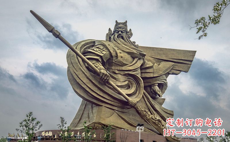 常州不锈钢关公广场景观雕塑