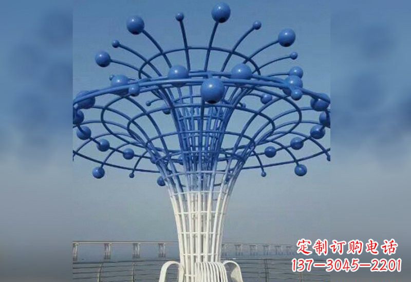 常州不锈钢广场抽象喷泉雕塑