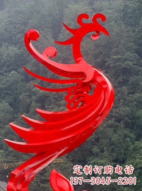 常州不锈钢凤凰雕塑一次精美的艺术体验