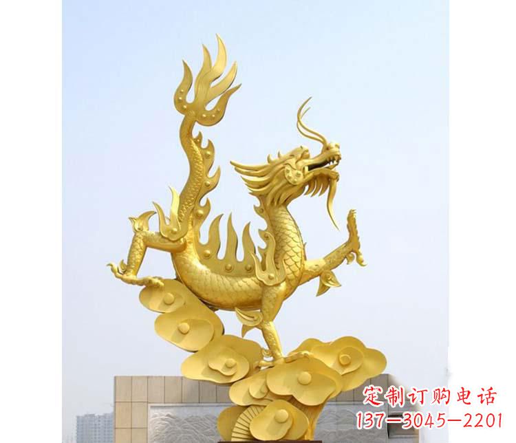 常州不锈钢虎跃雕塑——传承英雄气概