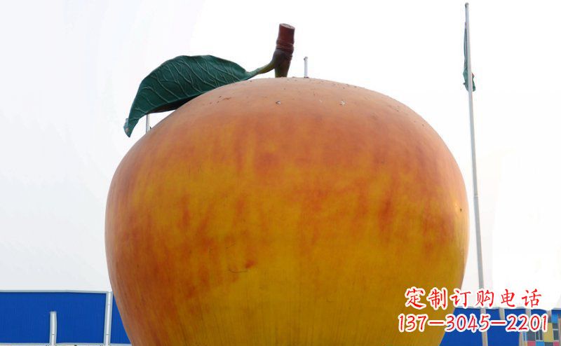 常州不锈钢苹果雕塑浓缩艺术精髓