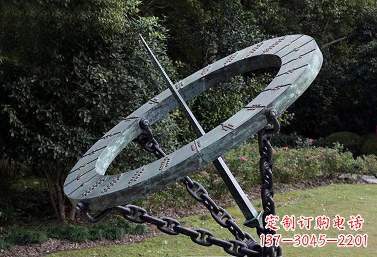 常州不锈钢日晷雕塑精致的艺术符号