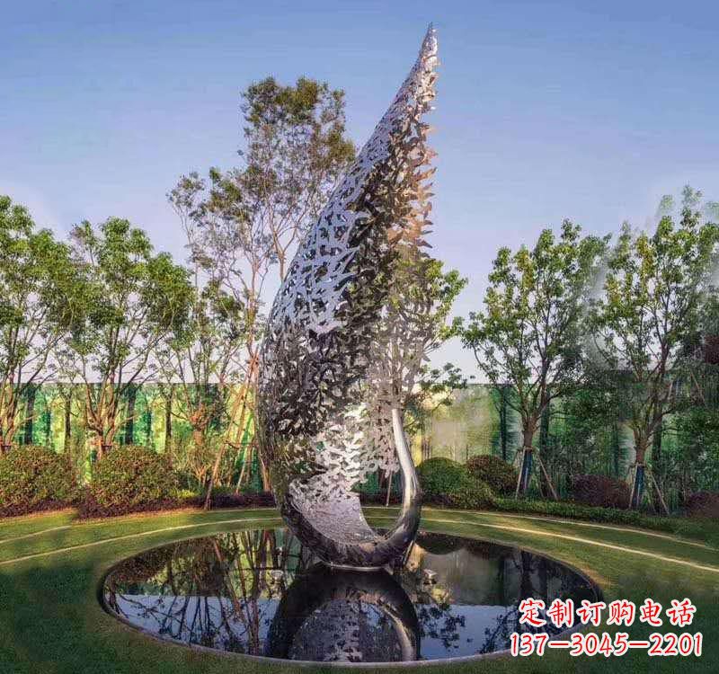 常州不锈钢凤凰雕塑精美绝伦