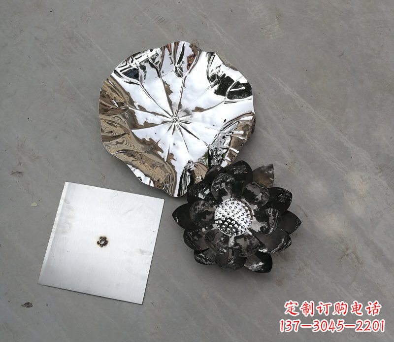 常州不锈钢荷叶雕塑传承传统文化
