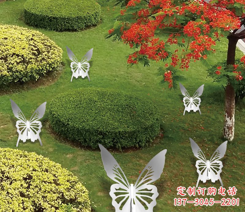 常州不锈钢蝴蝶雕塑12