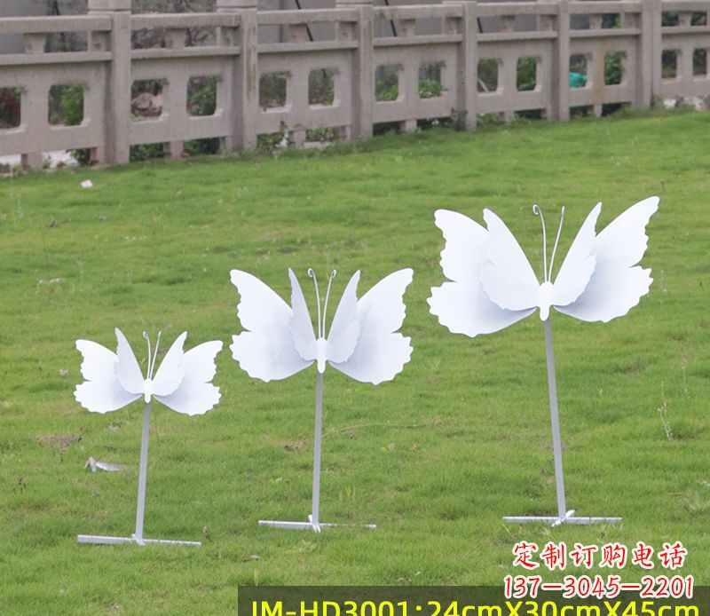 常州不锈钢蝴蝶组合雕塑精美的艺术品