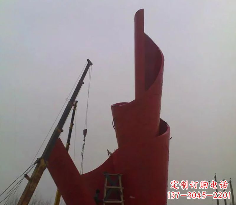 常州不锈钢火炬雕塑点燃社会进步的火炬
