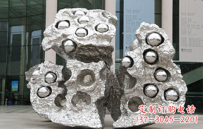 常州不锈钢莲蓬雕塑——传承古老文化的艺术瑰宝