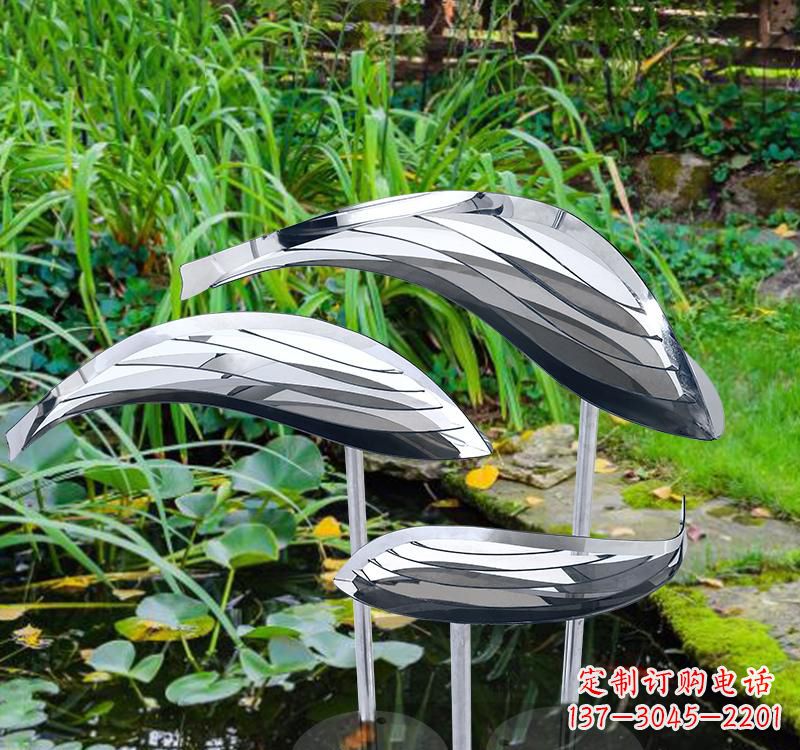 常州不锈钢景区动物鱼雕塑
