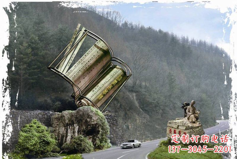常州神农本草经竹简雕塑——传承中华文化精髓