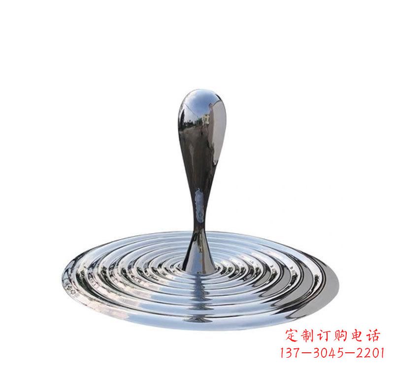 常州不锈钢景区水滴雕塑精美绝伦
