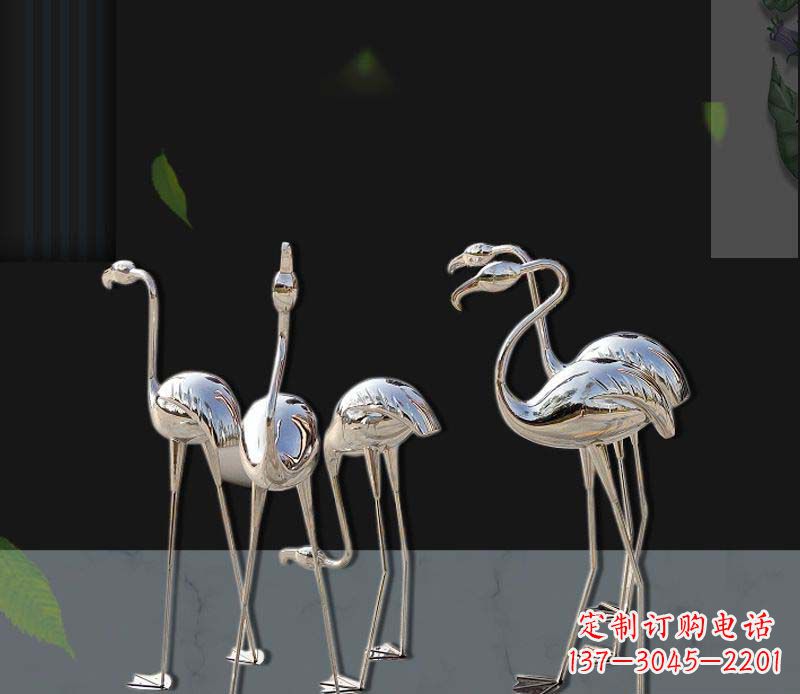 常州非凡之美不锈钢火烈鸟雕塑