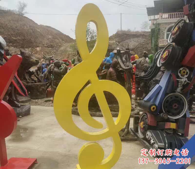 常州不锈钢音符雕塑美丽而持久的艺术