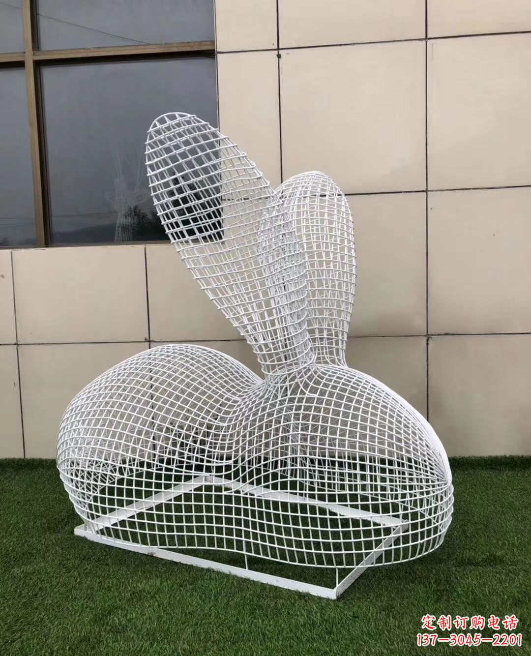 常州不锈钢镂空动物雕塑