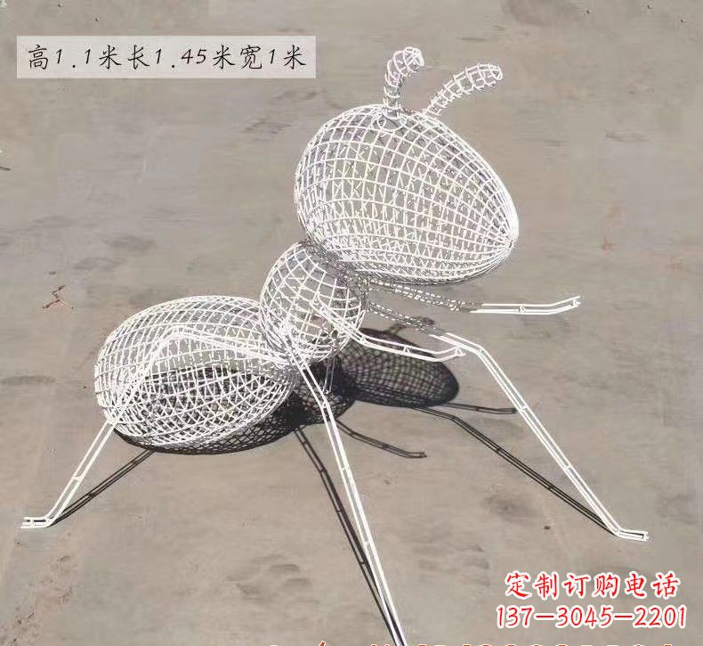 常州不锈钢镂空蚂蚁雕塑