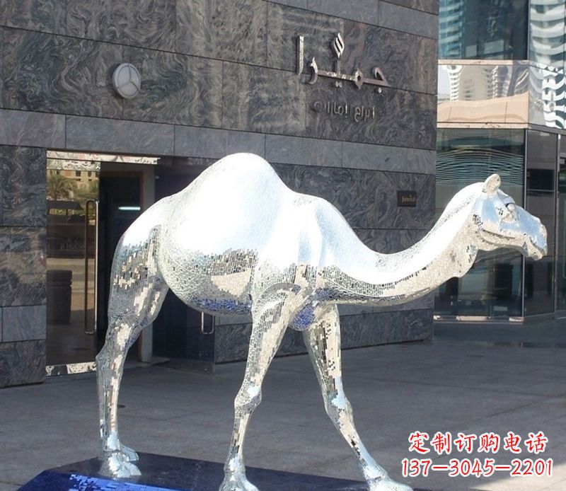 常州不锈钢骆驼雕塑