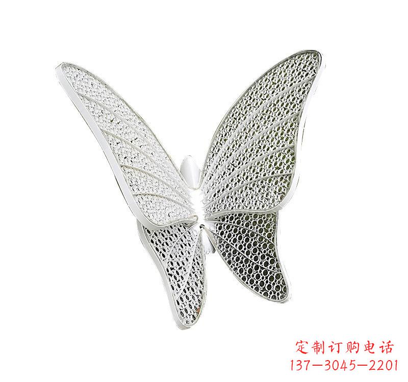 常州不锈钢绿地蝴蝶雕塑