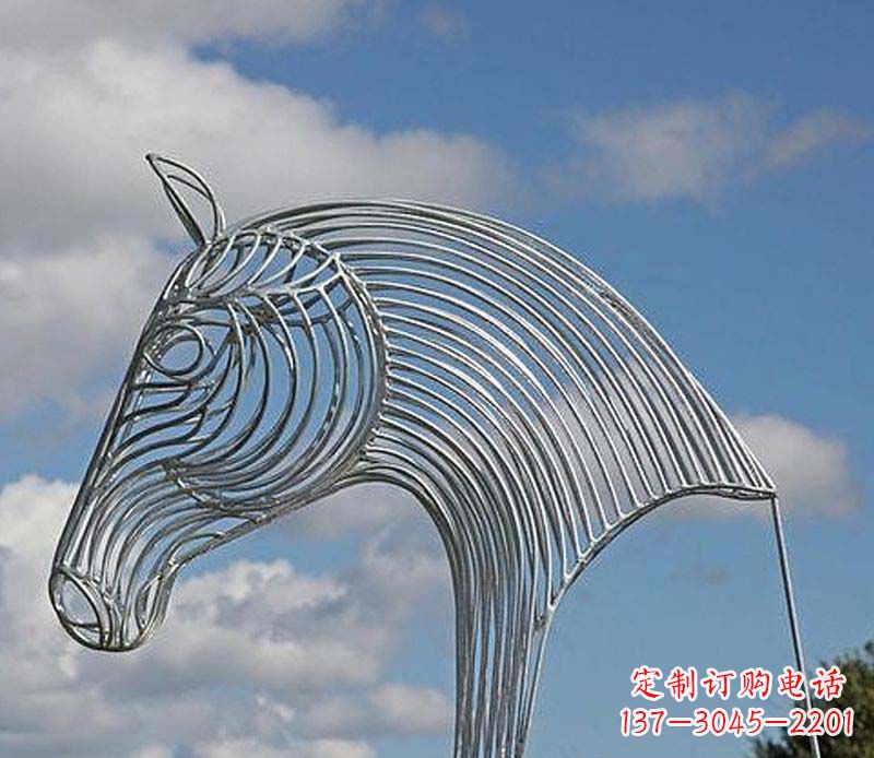 常州不锈钢马头雕塑抽象雕塑的新突破